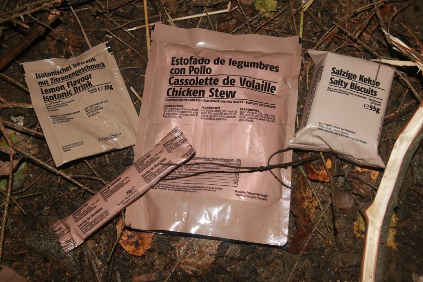 MRE - Jedno jedlo, Menu I - Kurací guláš