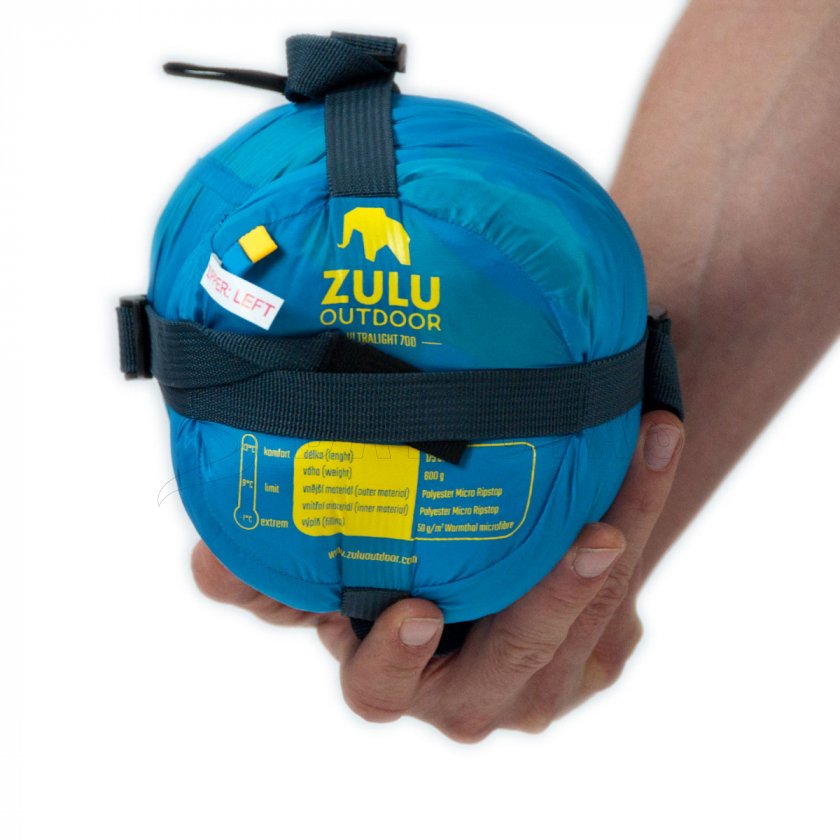 Spací vak Zulu Ultralight 700 175cm modrý