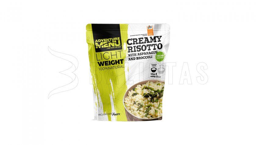 Krémové rizoto so špargľou a brokolicou Adventure Menu Lightweight