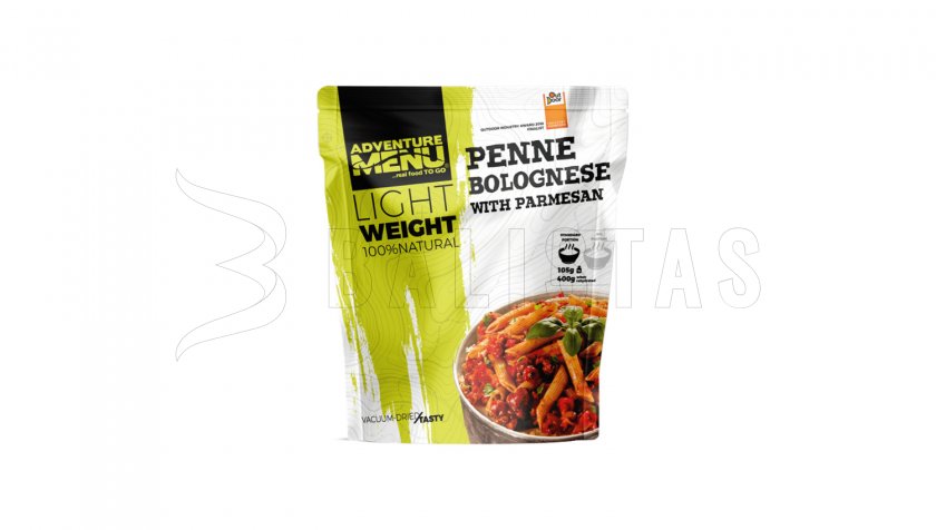 Penne s bolonskou omáčkou a parmezánom Dobrodružstvo Menu Ľahké