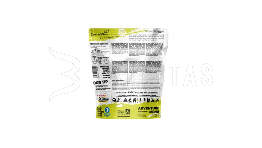 Fusilli so špenátom a vlašskými orechmi Adventure Menu Lightweight