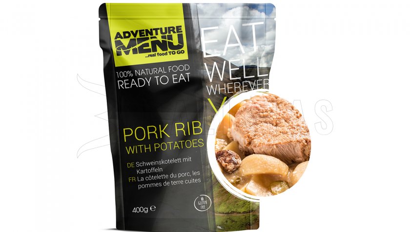 Bravčové rebrá so zemiakmi Adventure Menu