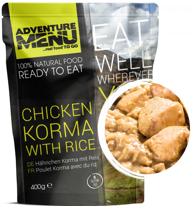 Menu IV – Jelení ragú + Kuracie Korma Adventure Menu