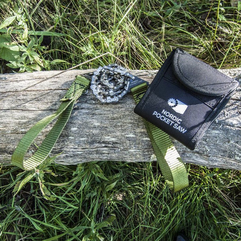 Vrecková reťazová píla Nordic Pocket Saw zelená