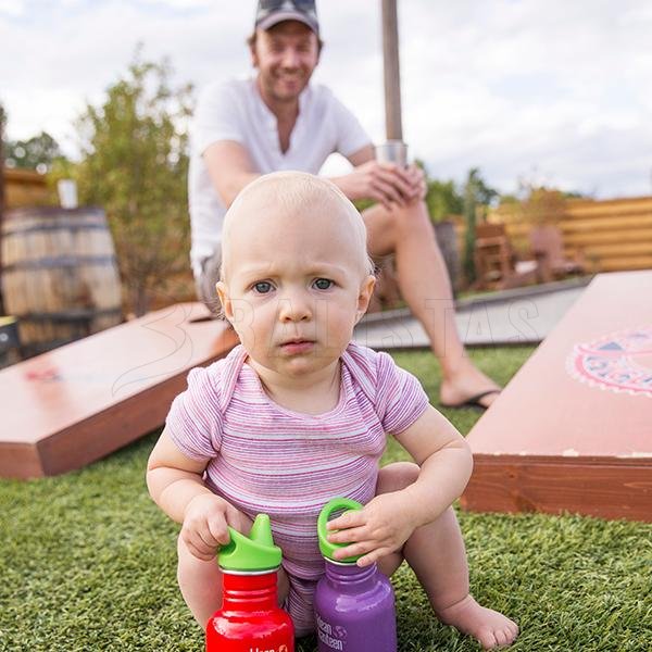 Detská fľaša Klean Kanteen Sippy 355ml nerezová