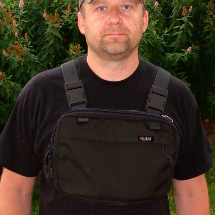 Hrudná brašňa Jubö Front Bag Classic čierna