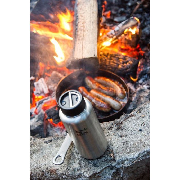 Uzáver Klean Kanteen Stainless Flip D-ring Wide