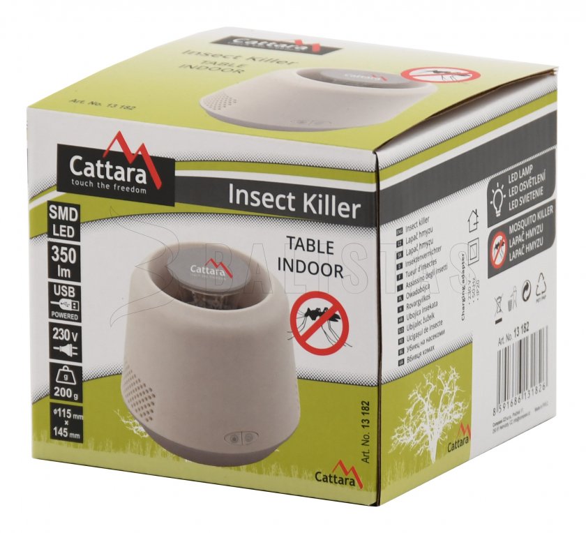 USB baterka a pasca na hmyz Cattara Table Indoor