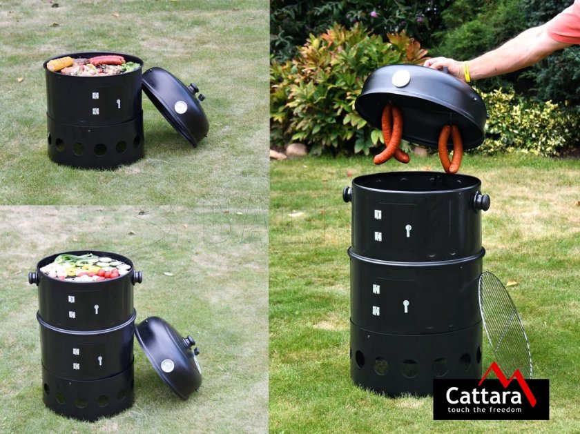 Gril a údenáreň Cattata Pisa 3in1