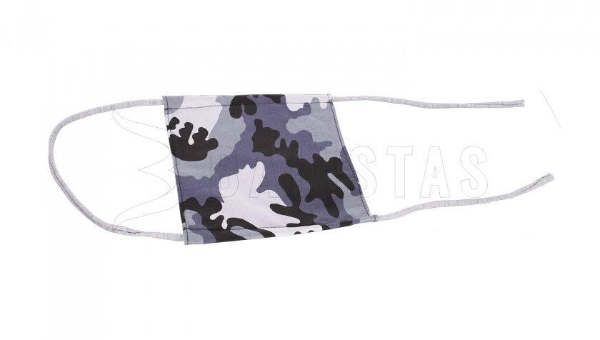 Bavlnený zimný záves Camo square