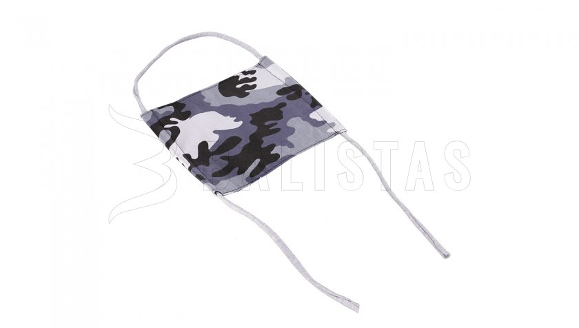 Bavlnený zimný záves Camo square