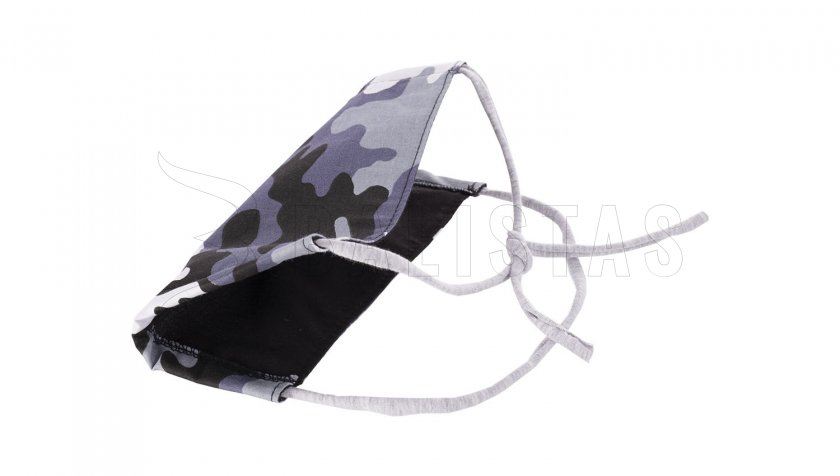 Bavlnený zimný záves Camo square