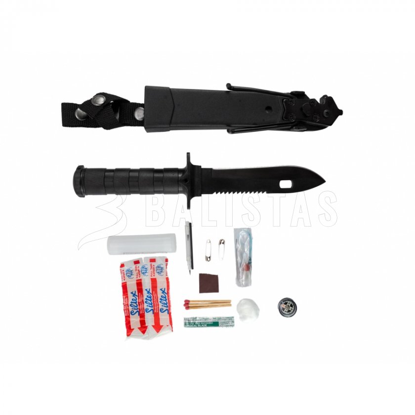 Survival nôž Fox Outdoor Skaut čierny