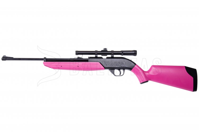 Vzduchovka Crosman Pumpmaster 760 SET 4,5mm ružová
