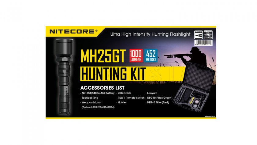 Nitecore MH25GT Lovecká sada