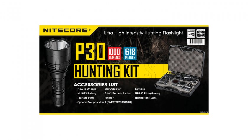 Nitecore P30 Poľovnícka sada