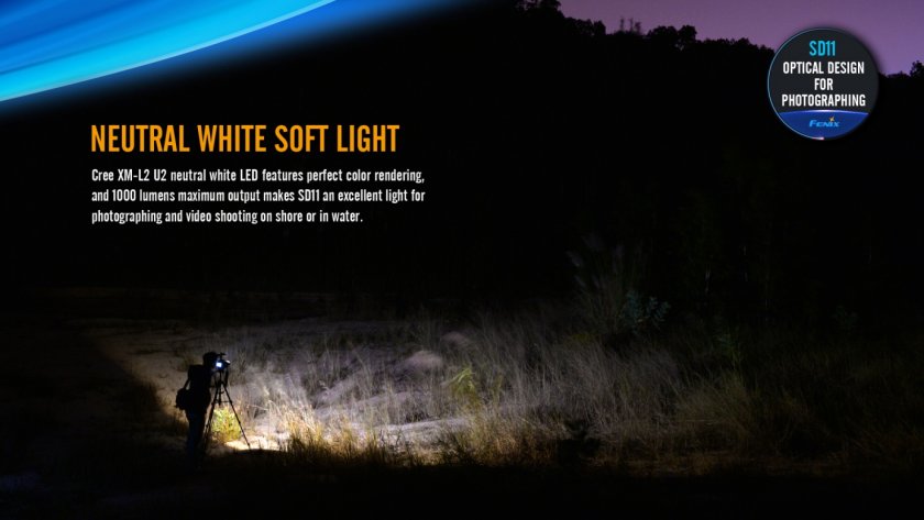 Potápačská LED baterka Fenix SD11