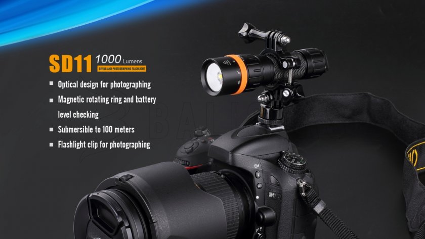 Potápačská LED baterka Fenix SD11