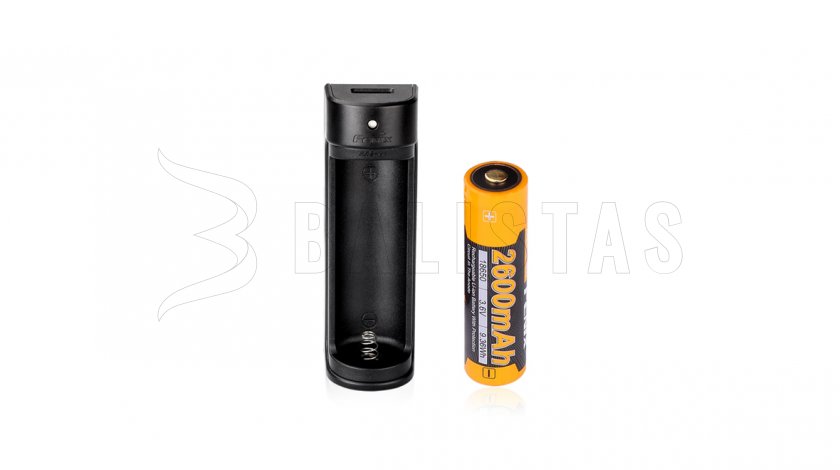 USB nabíjačka Fenix ARE-X1 + 18650 (2600 mAh)