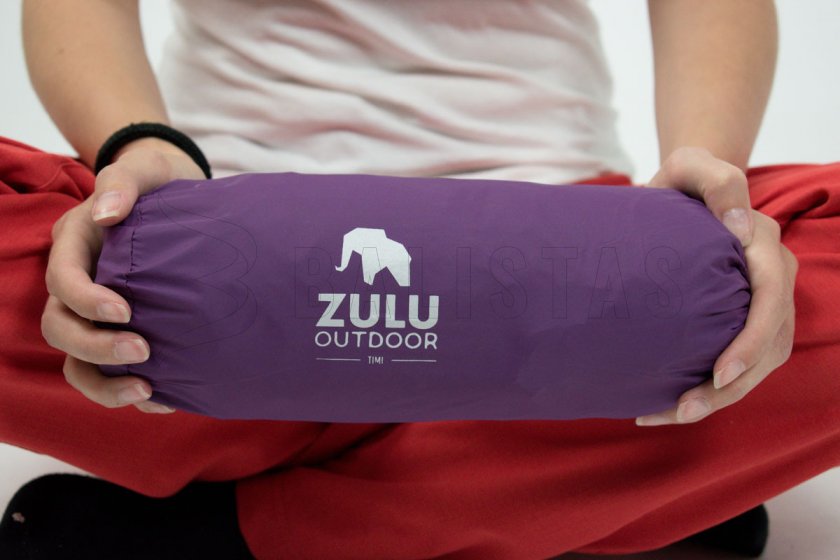 Nafukovacia podložka do auta Zulu Timi 5cm fialová