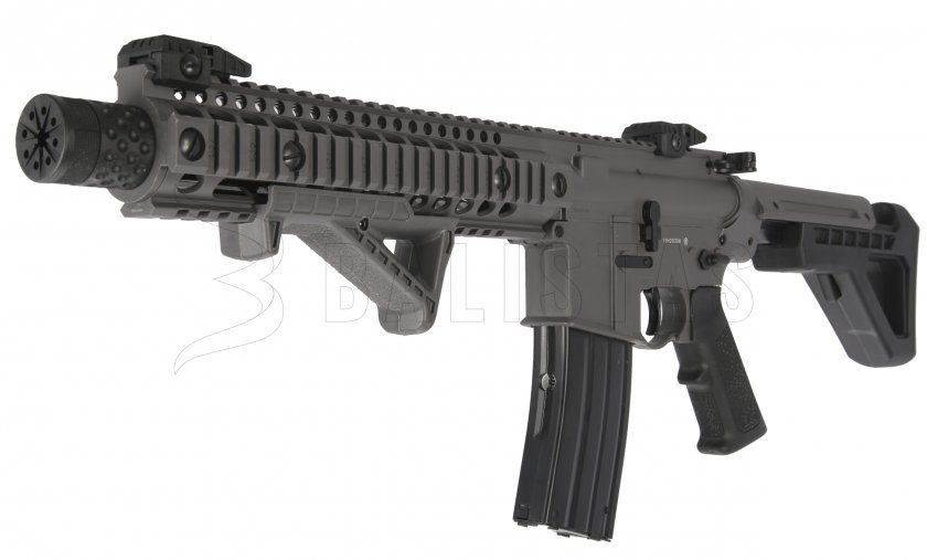Vzduchovka Crosman DPMS SBR Full Auto 4,5mm sivá