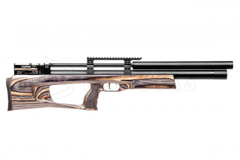 Vzduchová puška Taipan Veteran Long 5,5 mm Káva