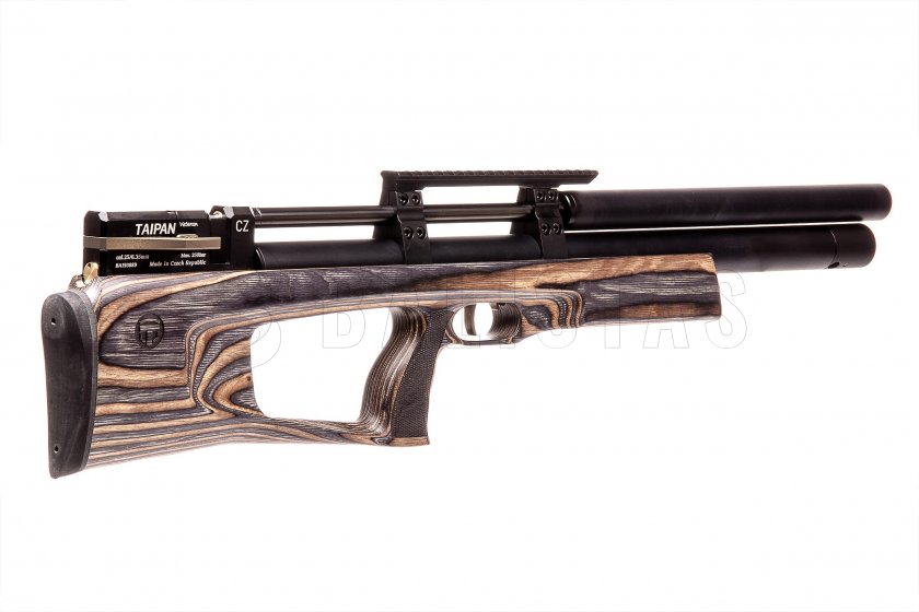 Vzduchová puška Taipan Veteran Long 5,5 mm Káva