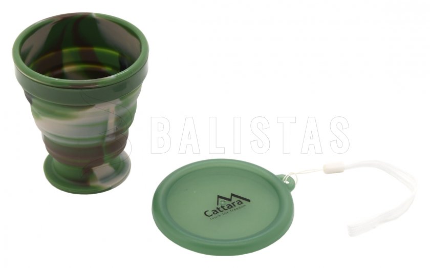 Silikónový skladací pohár ARMY 200ml