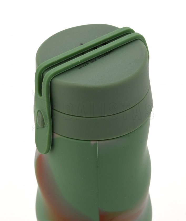 Silikónová skladacia fľaša ARMY 550ml