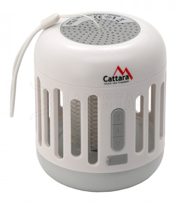 Svietidlo MUSIC CAGE Bluetooth nabíjacie + UV lapač hmyzu