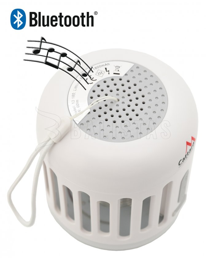 Svietidlo MUSIC CAGE Bluetooth nabíjacie + UV lapač hmyzu