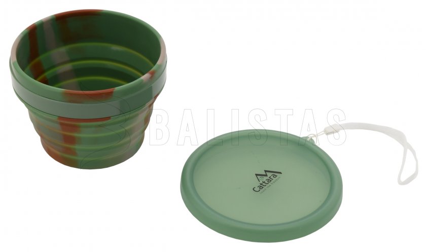 Silikónová skladacia miska ARMY 550ml