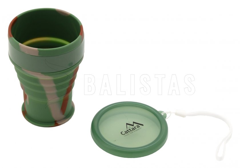 Silikónový skladací kelímok ARMY 350ml