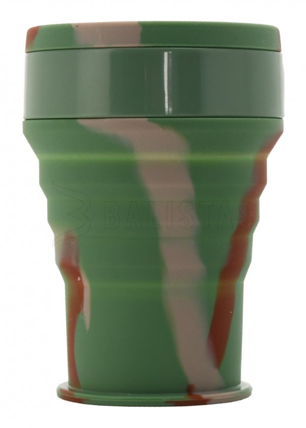 Silikónový skladací kelímok ARMY 350ml