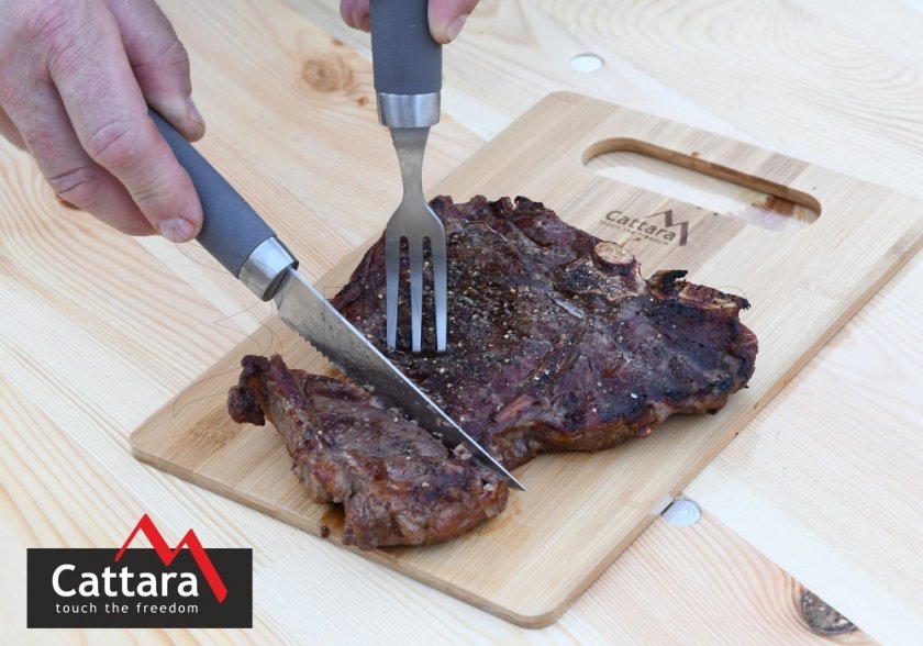 Príbor na grilovanie steakov SHARK