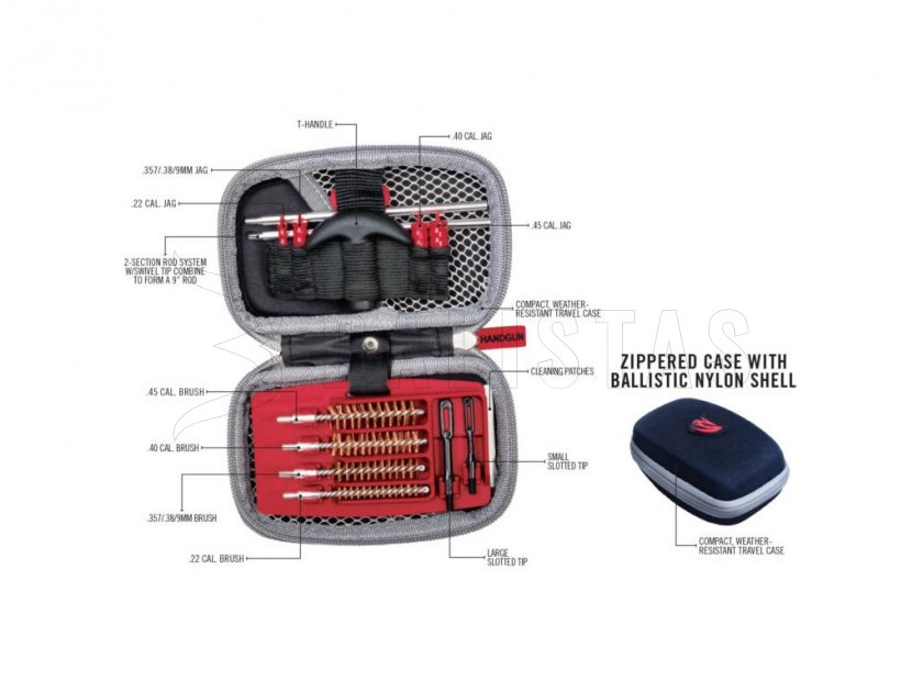 Čistiaca sada pre krátke zbrane Real Avid Gun Boss Handgun Cleaning Kit