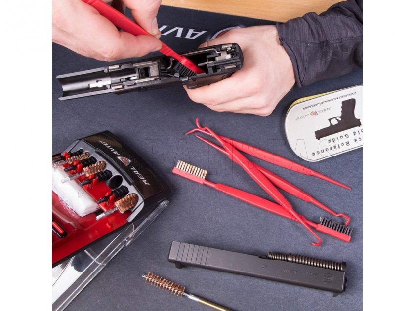 Sada čistiacich kefiek a škrabiek Real Avid Accu-Grip Picks & Brushes