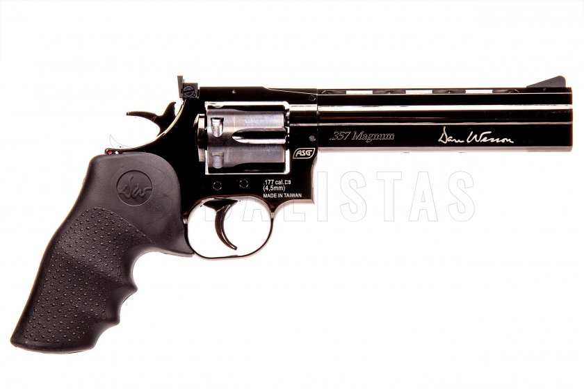 Vzduchový revolver ASG Dan Wesson 715 6" Steel Grey