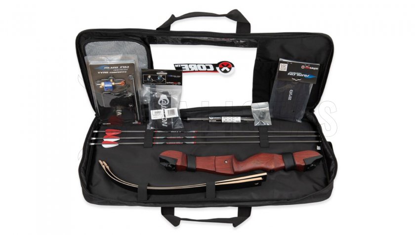 Core Recurve začiatočník 66" RH 30lb luk set