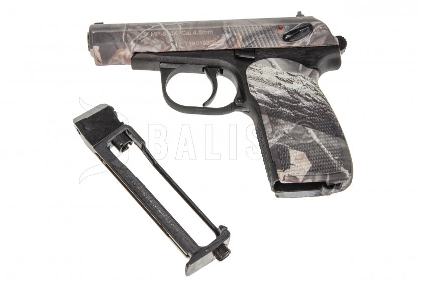 Vzduchová pištoľ Baikal MP-654K-23 4,5mm kamufláž