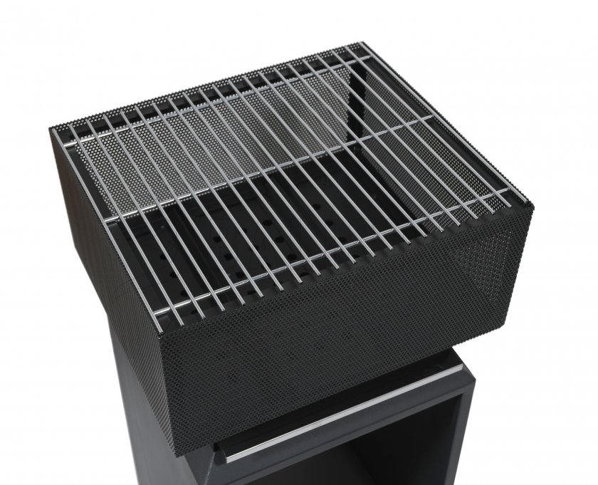 Ohnište CUBE s mriežkou 74cm