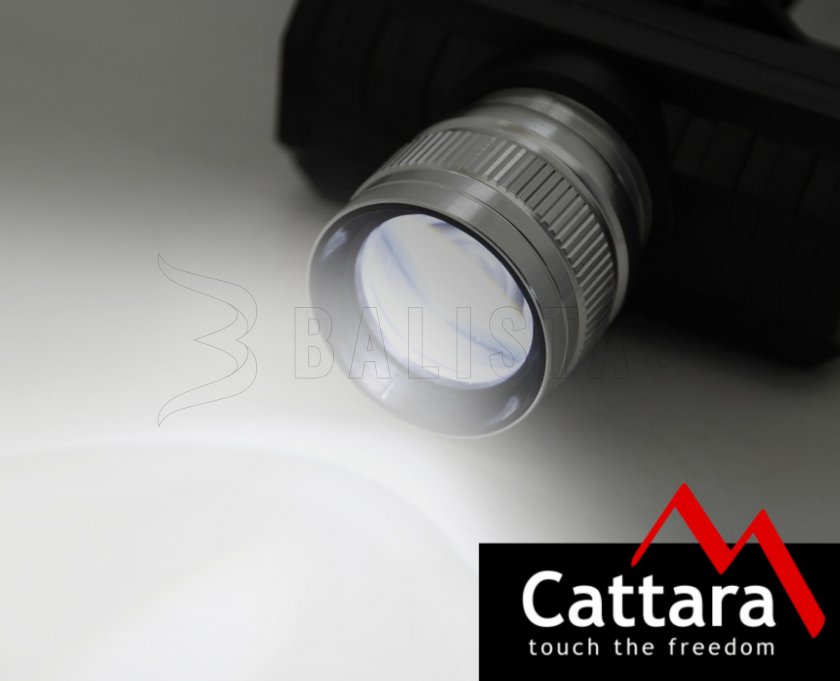 Čelovka Cattara SCORPION 90lm XPE ZOOM dobíjacia
