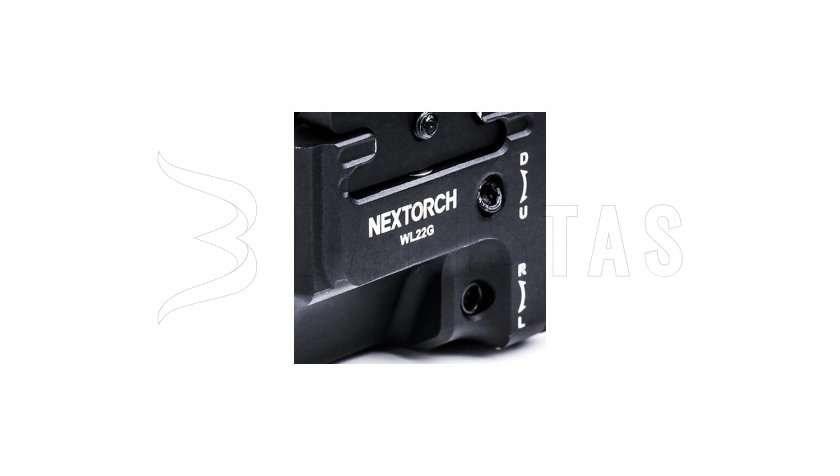 Pištoľová baterka Nextorch WL22G s laserom