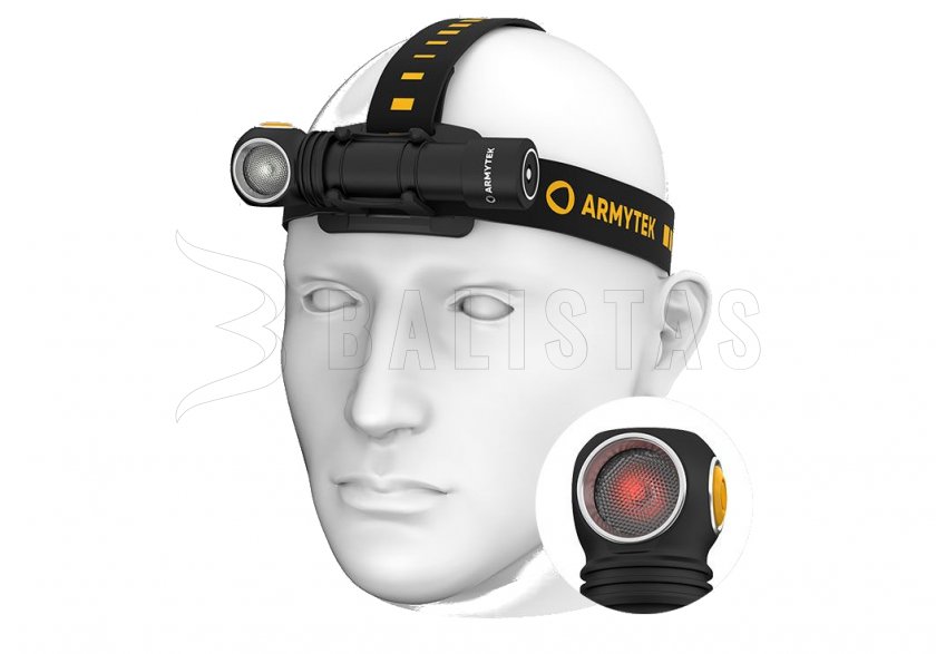 Multifunkční svítilna Armytek Wizard C2 WR USB bílé a červené světlo