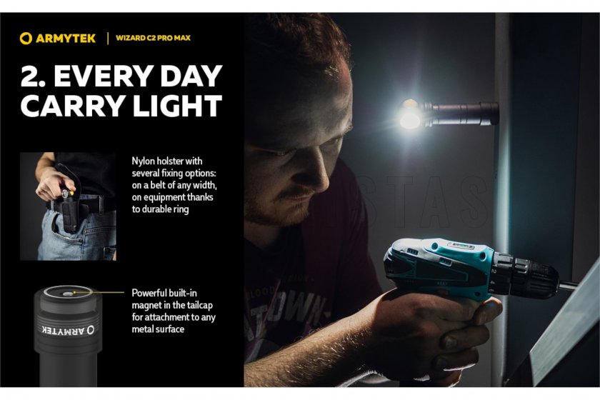 Čelovka Armytek Wizard C2 Pro MAX 16