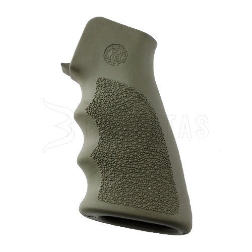 Grip Hogue AR-15 M16 OverMolded Rubber OD Green 2.jpg
