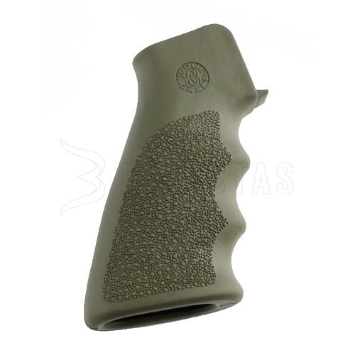 Grip Hogue AR-15 M16 OverMolded Rubber OD Green 1.jpg