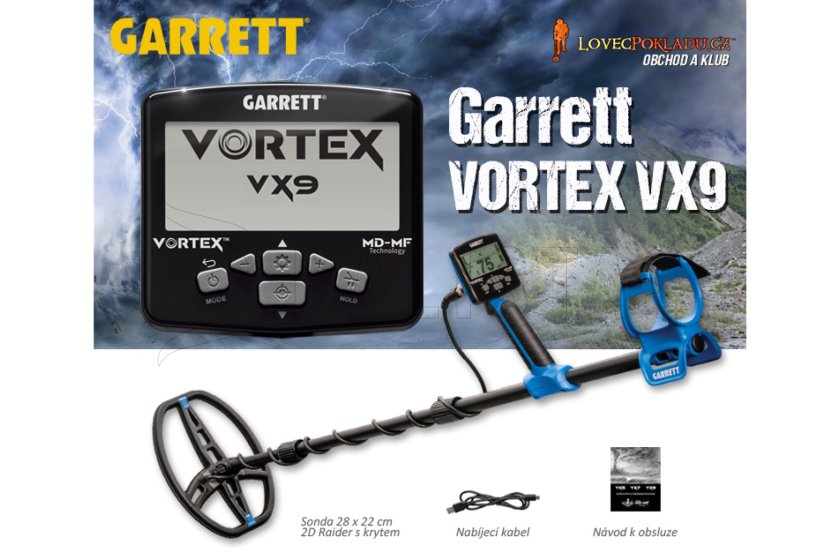 Detektor kovů Garrett Vortex VX9 05.jpg