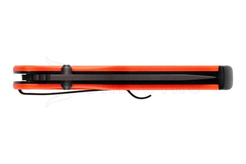 Zavírací EDC nůž ESP s hladkým ostřím - oranžový 04.jpg