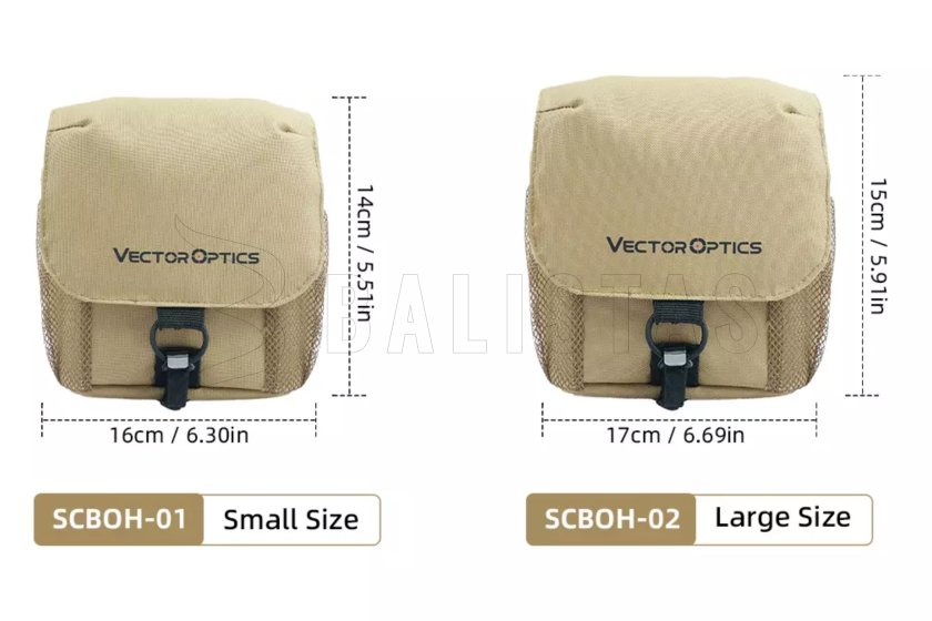 Brašna na dalekohled Vector Optics Harness Pro béžová 07.jpg